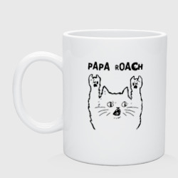 Кружка керамическая Papa Roach - rock cat