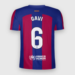 Гави Барселона форма 23-24 домашняя – Мужская футболка 3D Slim с принтом купить со скидкой в -9%