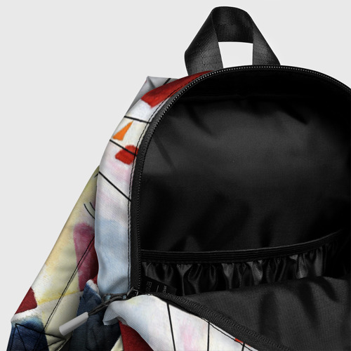 Детский рюкзак 3D с принтом Василий Кандинский супрематизм, фото #4