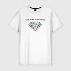 Мужская футболка хлопок Slim Shine on you crazy diamond
