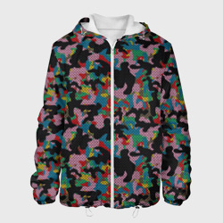 Мужская куртка 3D Модный разноцветный камуфляж