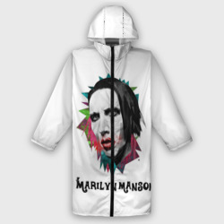 Мужской дождевик 3D Marilyn Manson art