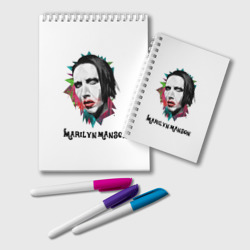 Блокнот Marilyn Manson art