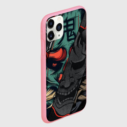 Чехол для iPhone 11 Pro Max матовый Демон самурай - Они - фото 2
