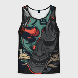 Мужская майка 3D Демон самурай - Они