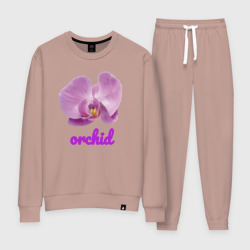 Женский костюм хлопок Фиолетовая орхидея