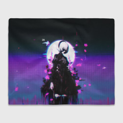 Плед 3D Nier Automata 2b neon