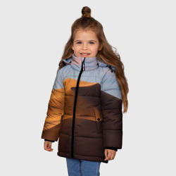 Зимняя куртка для девочек 3D Дюна - фото 2