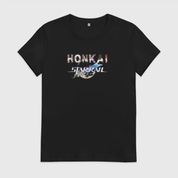 Женская футболка хлопок Персонажи Honkai Star Rail