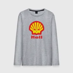 Мужской лонгслив хлопок Hell