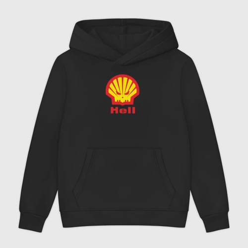 Мужская толстовка без начеса хлопок Hell