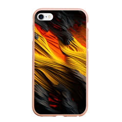 Черно-желтая  текстура – Чехол для iPhone 6Plus/6S Plus матовый с принтом купить