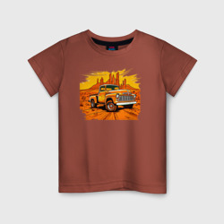 Детская футболка хлопок Шевроле грузовик
