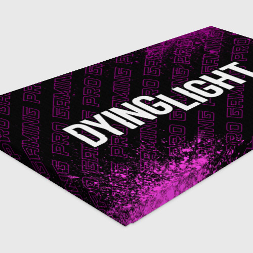 Холст прямоугольный Dying Light pro gaming: надпись и символ, цвет 3D печать - фото 4