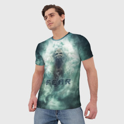 Мужская футболка 3D Страх демон - фото 2