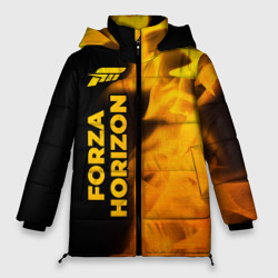 Женская зимняя куртка Oversize Forza Horizon - gold gradient: по-вертикали