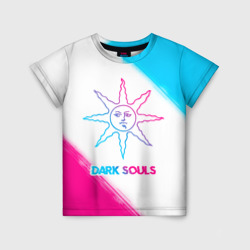 Dark Souls neon gradient style – Футболка с принтом купить со скидкой в -33%