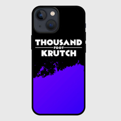 Чехол для iPhone 13 mini Thousand Foot Krutch purple grunge