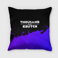 Подушка 3D Thousand Foot Krutch purple grunge