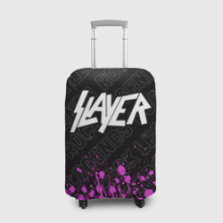 Чехол для чемодана 3D Slayer rock Legends: символ сверху