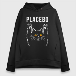 Женское худи Oversize хлопок Placebo rock cat