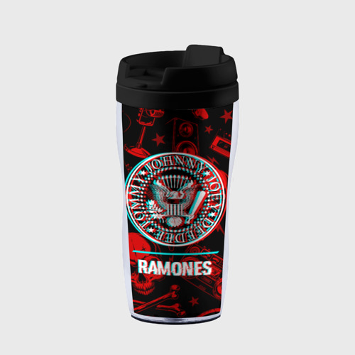 Термокружка-непроливайка Ramones rock glitch