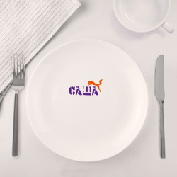 Набор: тарелка + кружка Саша и лиса - фото 2