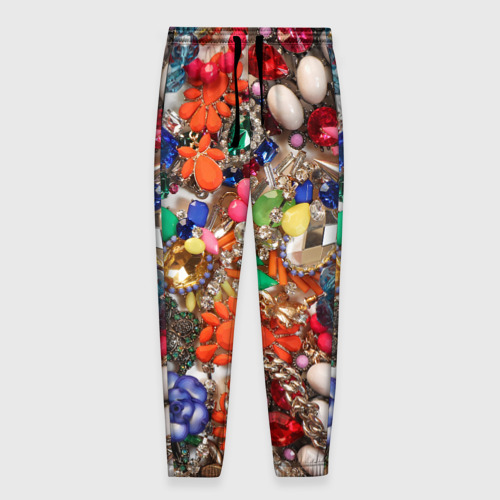 Мужские брюки 3D Камни и драгоценности, цвет 3D печать