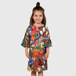 Детское платье 3D Камни и драгоценности - фото 2