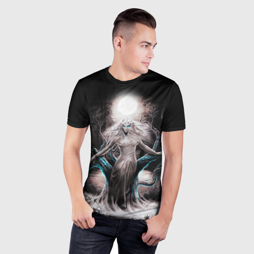 Мужская футболка 3D Slim Наваждение славянский призрак, цвет 3D печать - фото 3