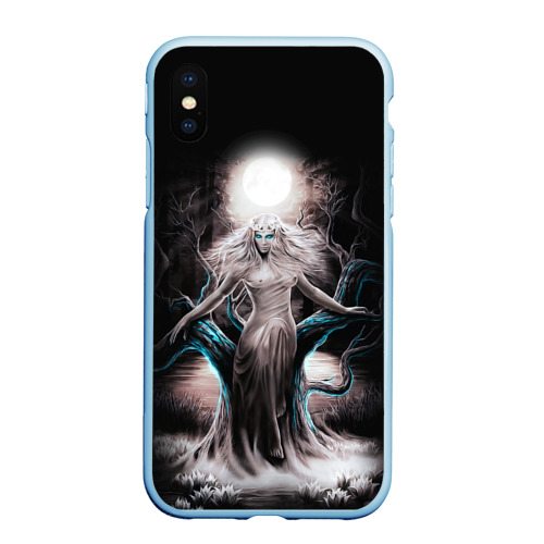 Чехол для iPhone XS Max матовый с принтом Наваждение славянский призрак, вид спереди #2