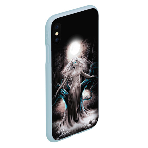 Чехол для iPhone XS Max матовый с принтом Наваждение славянский призрак, вид сбоку #3