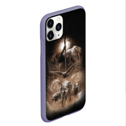 Чехол для iPhone 11 Pro Max матовый Чернобог славянский бог - фото 2