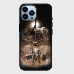 Чехол для iPhone 14 Pro Max Чернобог славянский бог