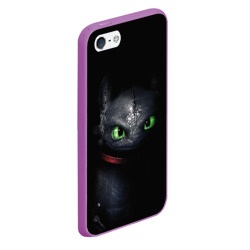 Чехол для iPhone 5/5S матовый Беззубик в темноте - фото 2