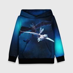 Детская толстовка 3D Light and Night Fury
