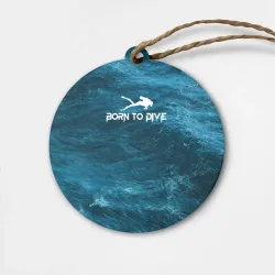 Деревянная игрушка круг Bortn to dive
