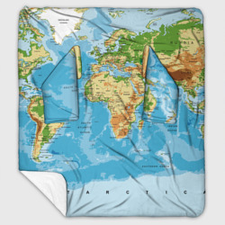 Плед с рукавами Атлас мира