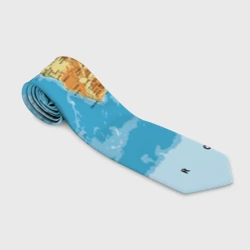 Галстук 3D Атлас мира