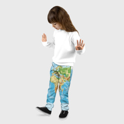 Детские брюки 3D Атлас мира - фото 2