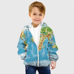 Детская куртка 3D Атлас мира - фото 2
