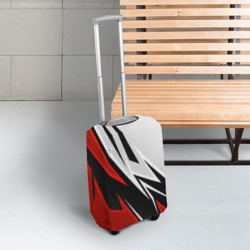 Чехол для чемодана 3D Бело-красная униформа для зала - фото 2