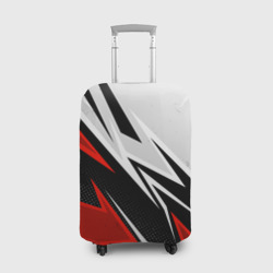 Чехол для чемодана 3D Бело-красная униформа для зала