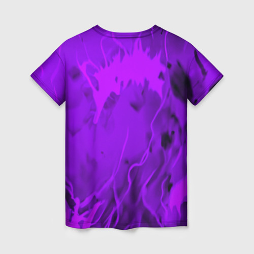 Женская футболка 3D с принтом Mob Psycho Rage, вид сзади #1