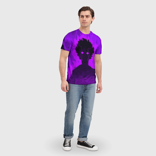 Мужская футболка 3D Mob Psycho Rage, цвет 3D печать - фото 5