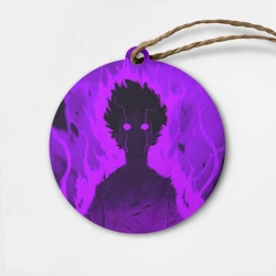 Деревянная игрушка круг Mob Psycho Rage