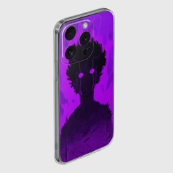 Чехол для iPhone 15 Pro Max силиконовый с защитой камеры Mob Psycho Rage - фото 2
