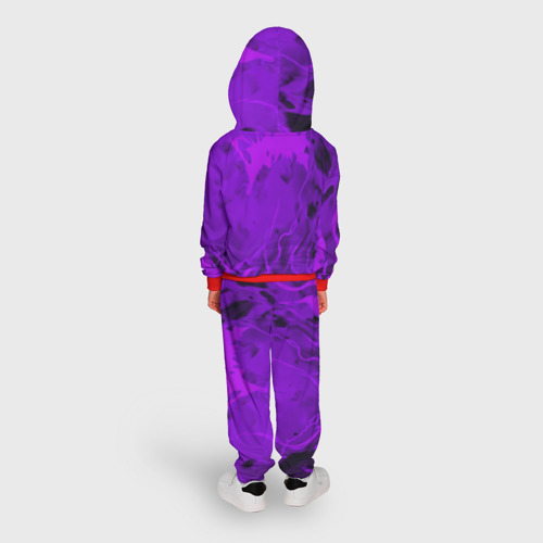 Детский костюм с толстовкой 3D Mob Psycho Rage, цвет красный - фото 4