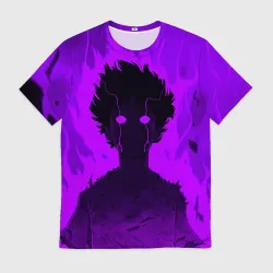 Мужская футболка 3D Mob Psycho Rage