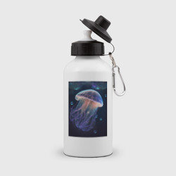 Бутылка спортивная Космическая медуза - нейросеть